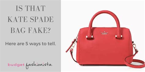 how to tell fake kate spade bag|authentic kate spade bag.